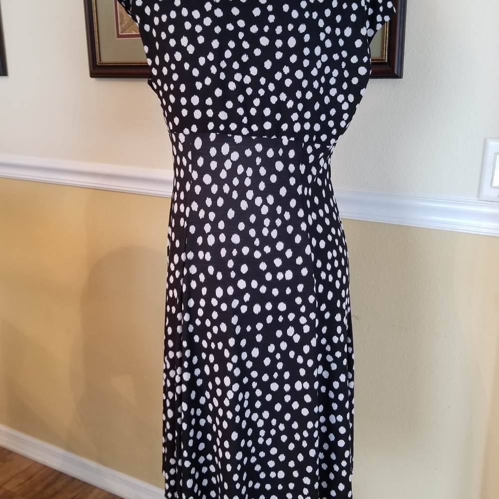 Jones NY Black/White Dress 8 - Picture 3 of 3